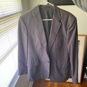 Express Two tone gray striped Sports Coat